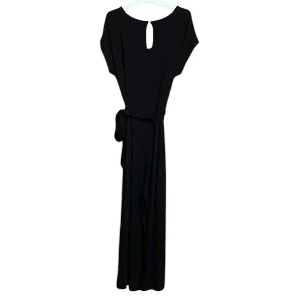 •OLD NAVY•BLACK JACK KNIT PANT JUMPSUIT/ROMPER WITH ATTACHED BELT SIZE MEDIUM